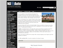 Tablet Screenshot of naauto.biz